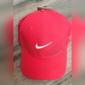 Nike Red Hat with White Logo